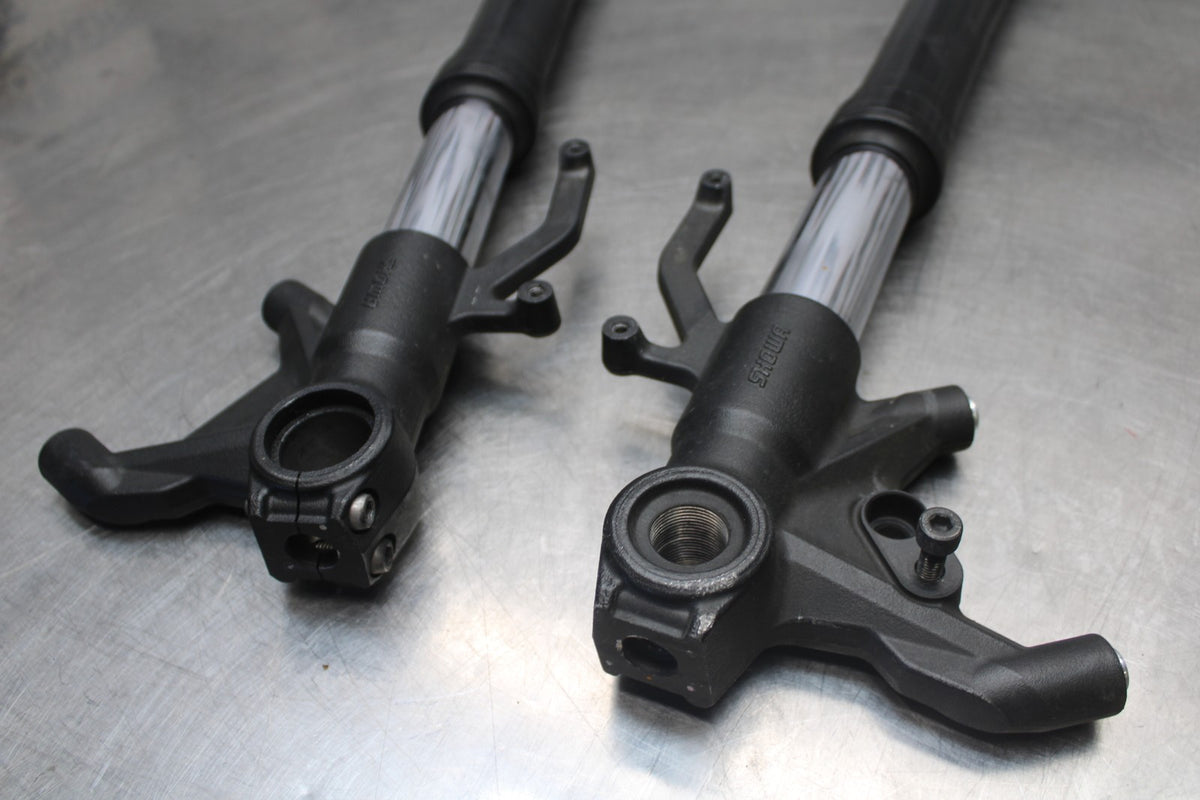 13-18 KAWASAKI NINJA ZX6R FRONT FORKS SHOCK SUSPENSION SET PAIR BB915