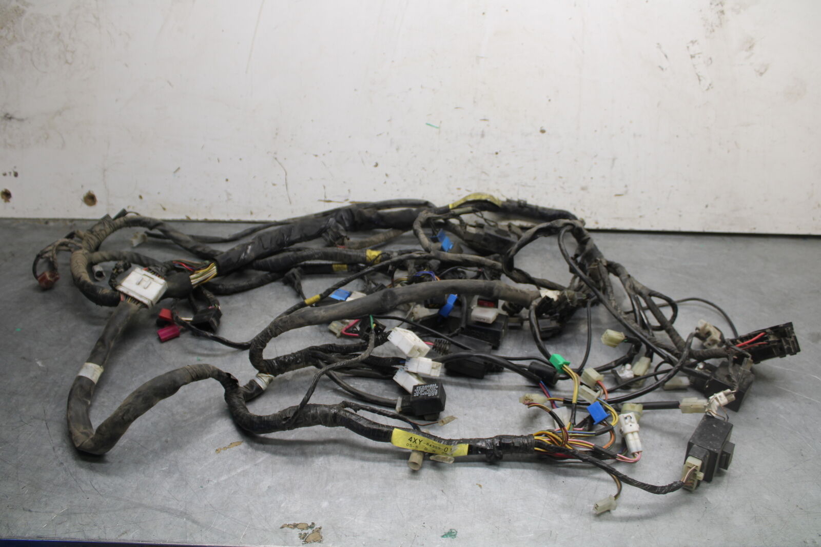 05-06 YAMAHA ROYAL STAR MAIN ENGINE WIRING HARNESS MOTOR WIRE LOOM BB697