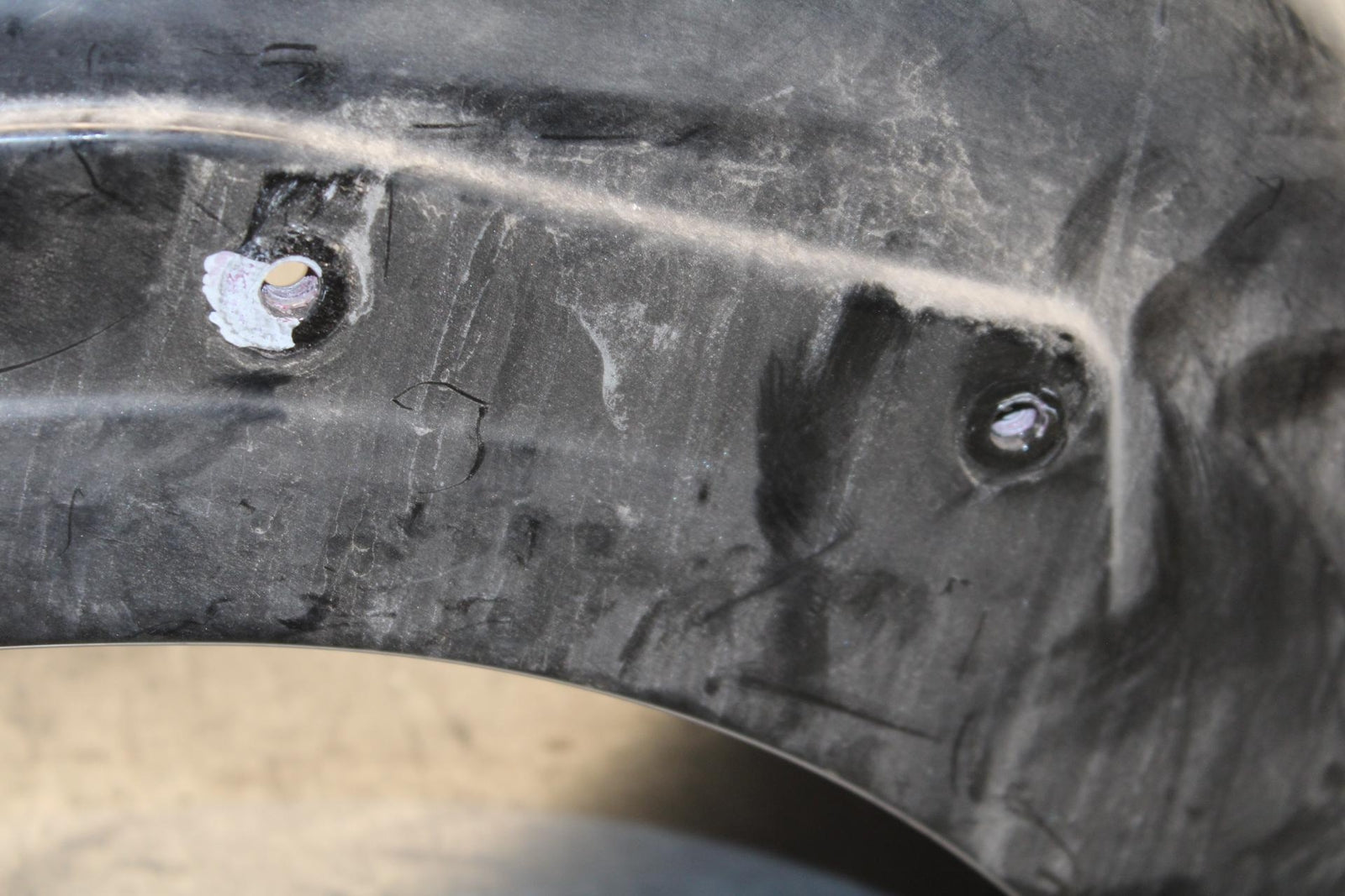 03-08 KAWASAKI VULCAN 1600 REAR BACK WHEEL FENDER MUD GUARD BB616