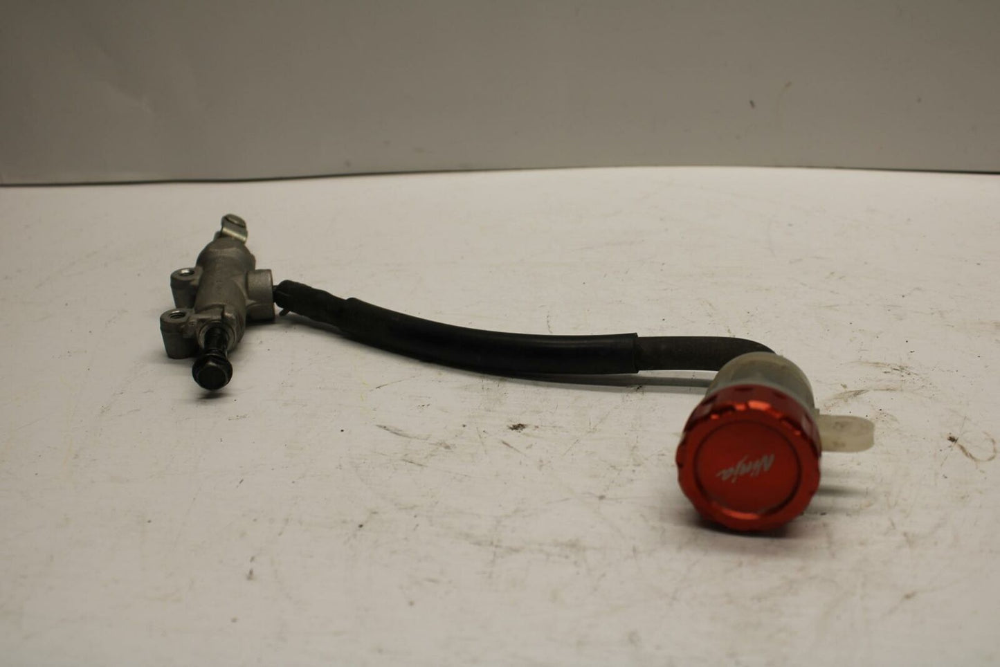 11-12 KAWASAKI Z1000 REAR BACK BRAKE MASTER CYLINDER W RESERVOIR BB249