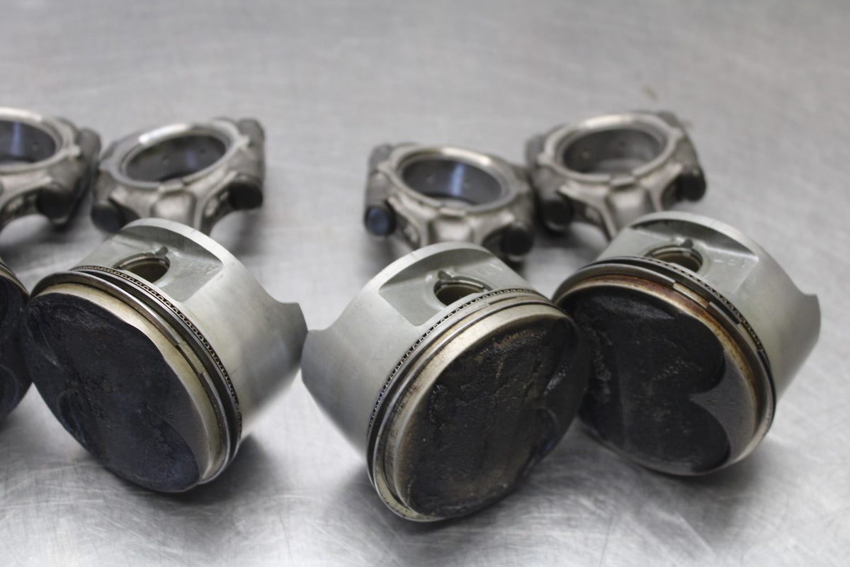 84 HONDA INTERCEPTOR 1000 VF1000F ENGINE MOTOR BLOCK PISTONS & RODS BB878
