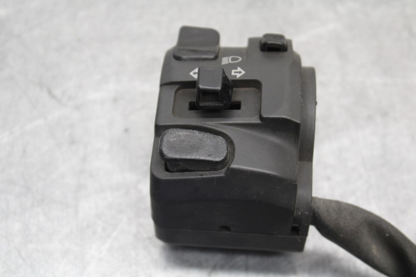 09-12 KAWASAKI NINJA ZX6R LEFT CLIP ON HANDLE HORN SIGNALS SWITCH SWITCHES BB656