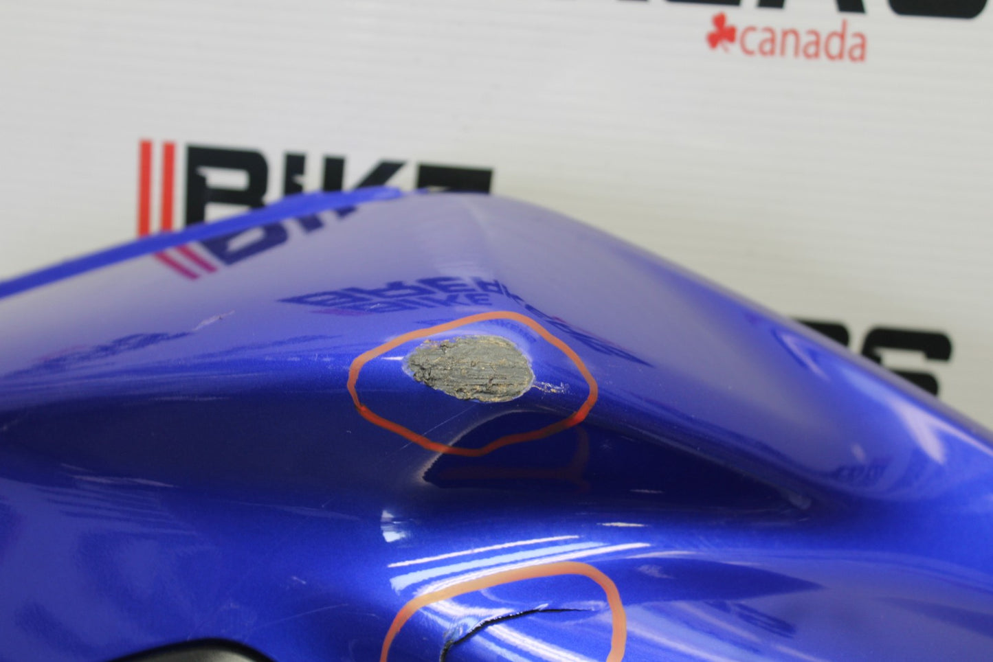 23-24 YAMAHA MT-07 RIGHT FRONT UPPER MID SIDE FAIRING COWL PLASTIC BB194