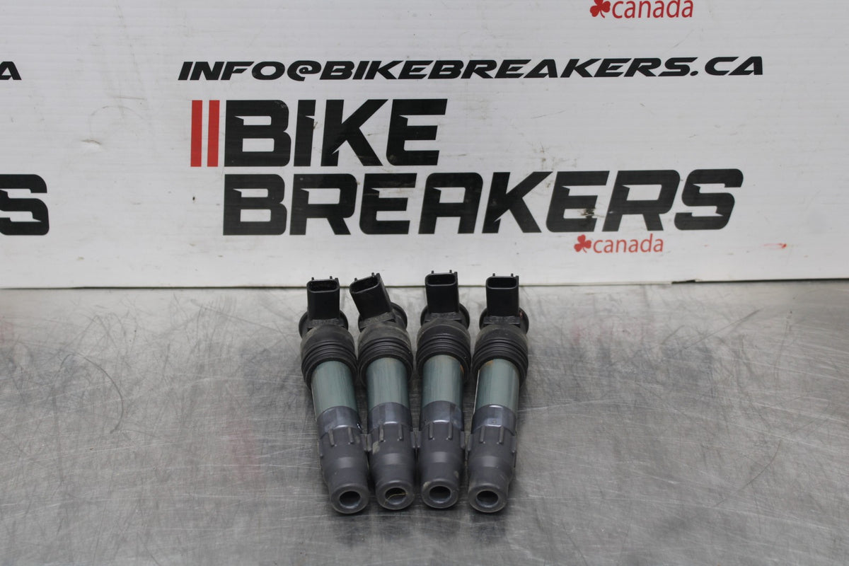 22 KAWASAKI NINJA 1000SX IGNITION COILS COIL SPARK PLUG CAPS BB780