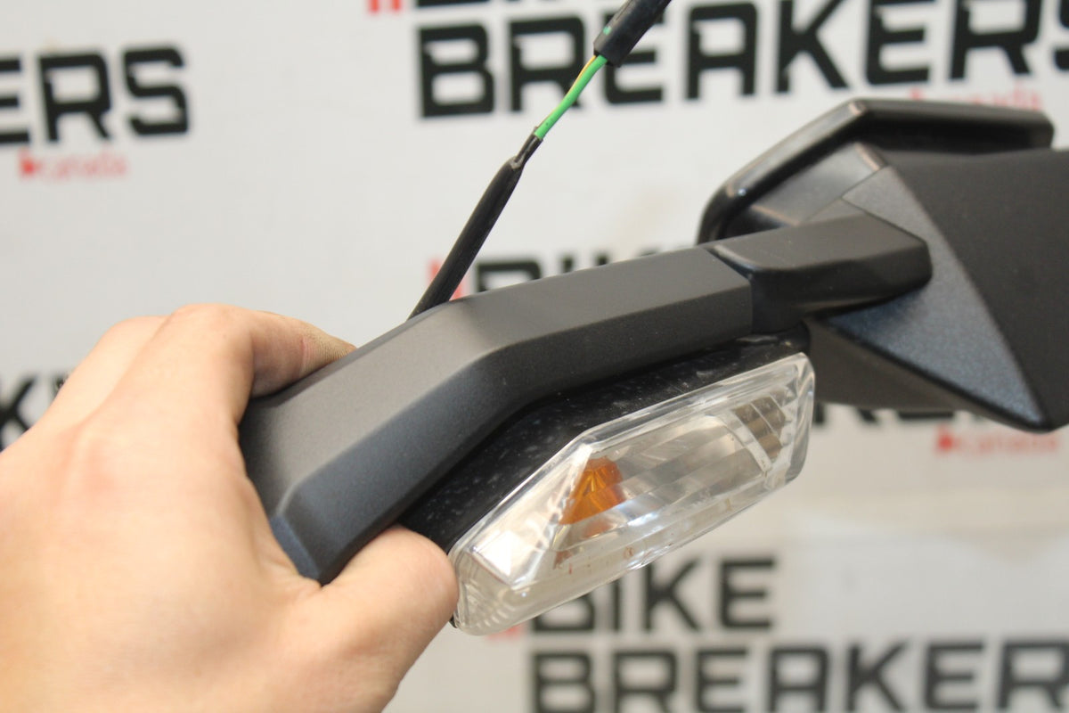 08 KAWASAKI NINJA ZX10R REAR VIEW MIRROR SET PAIR MIRRORS BB902