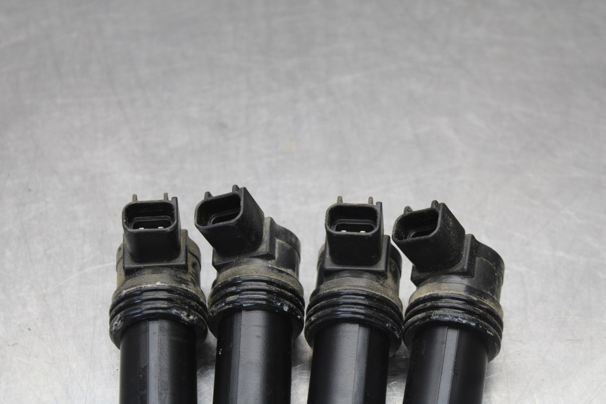 08 KAWASAKI ZX6R IGNITION COILS COIL SPARK PLUG CAPS BB896