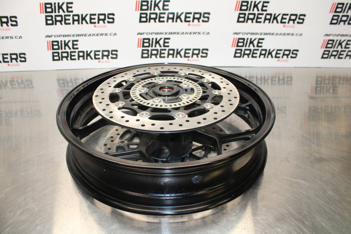 23-24 KAWASAKI NINJA ZX14R NEW!! FRONT WHEEL FRONT RIM & ROTORS BB141