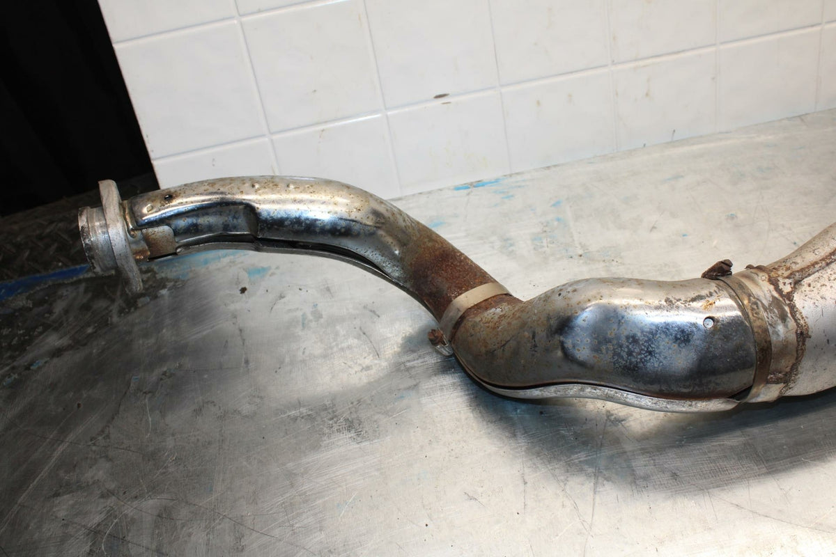 85 YAMAHA RZ500 EXHAUST PIPE MUFFLER SLIP ON CAN SILENCER BB27