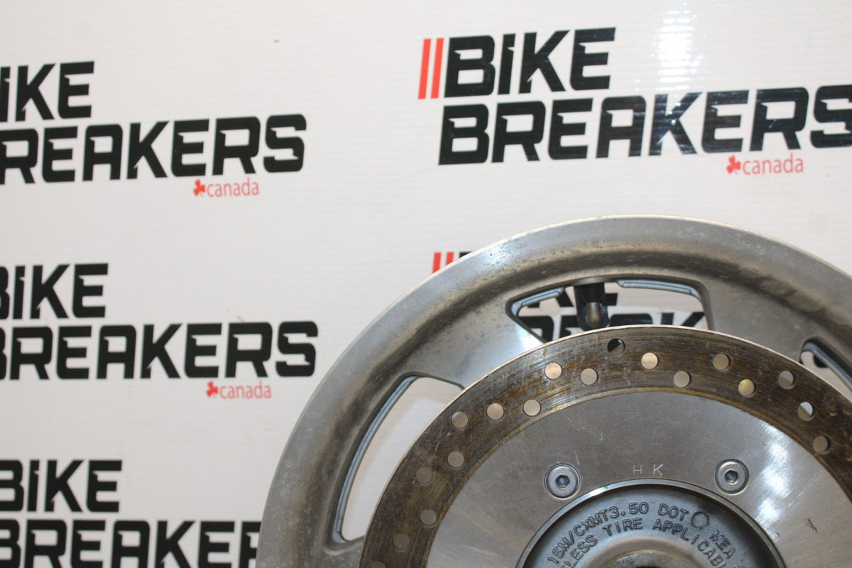 07 HONDA VTX1300R REAR WHEEL BACK RIM & ROTOR BB825