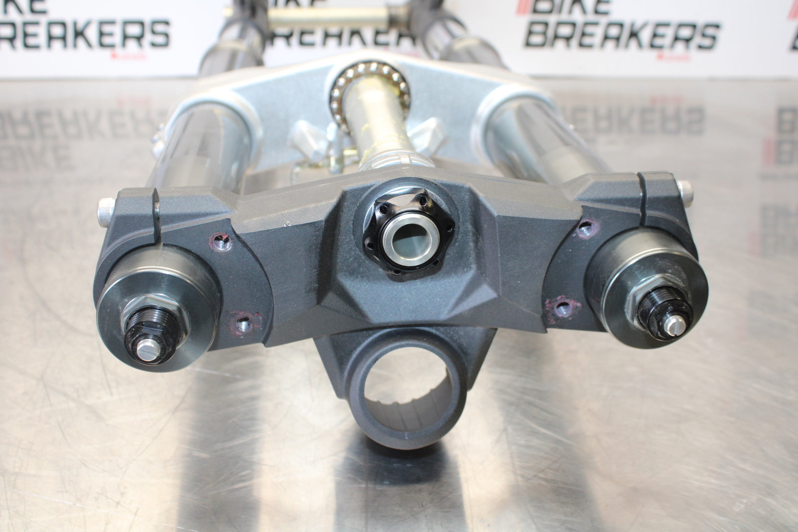 23-24 KAWASAKI NINJA ZX14R FRONT END FORKS SUSPENSION TRIPLE TREES/ AXLE BB153