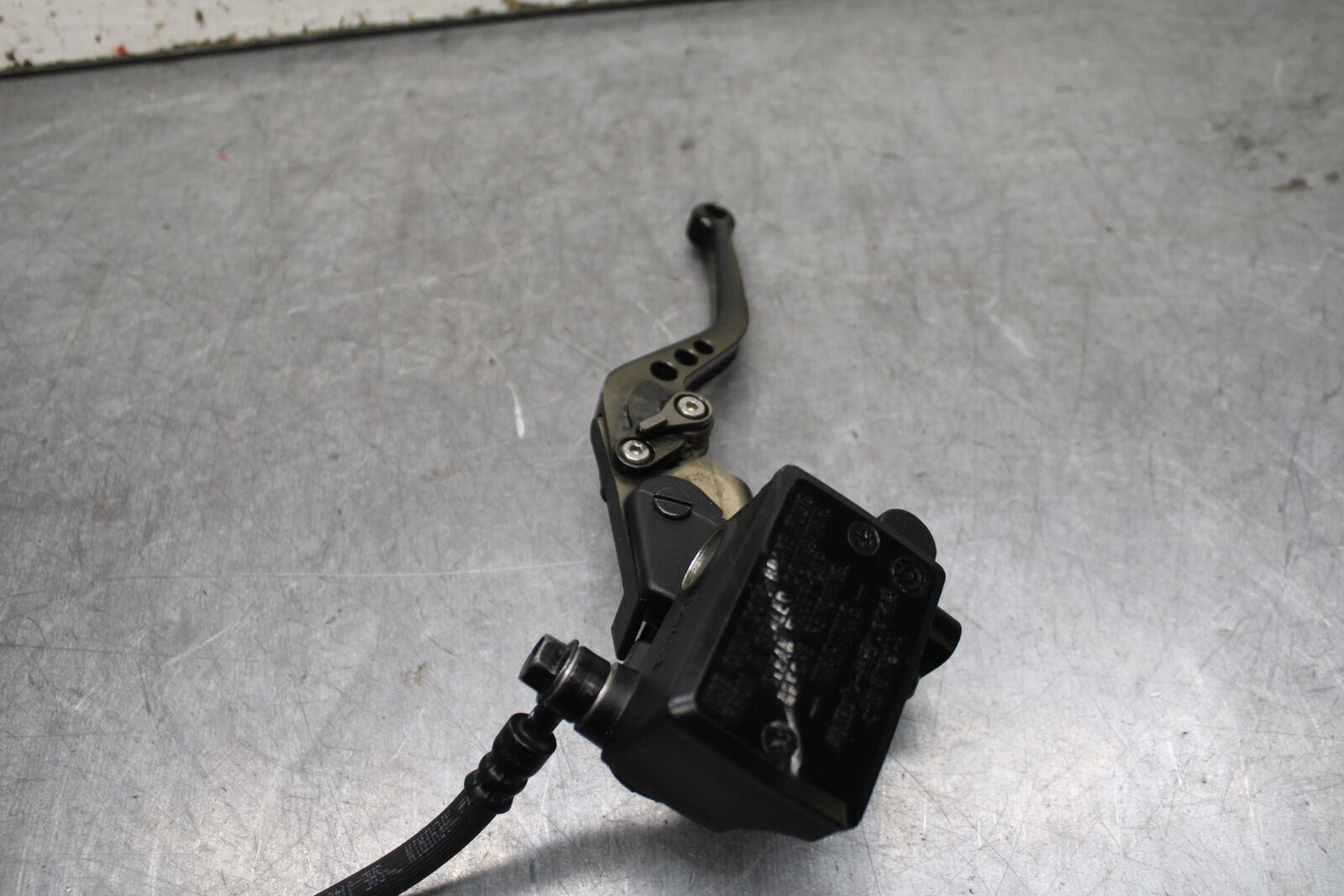 09-15 YAMAHA FZ6R FRONT BRAKE MASTER CYLINDER w/ LEVER 36C-W2587-00-00 BB719