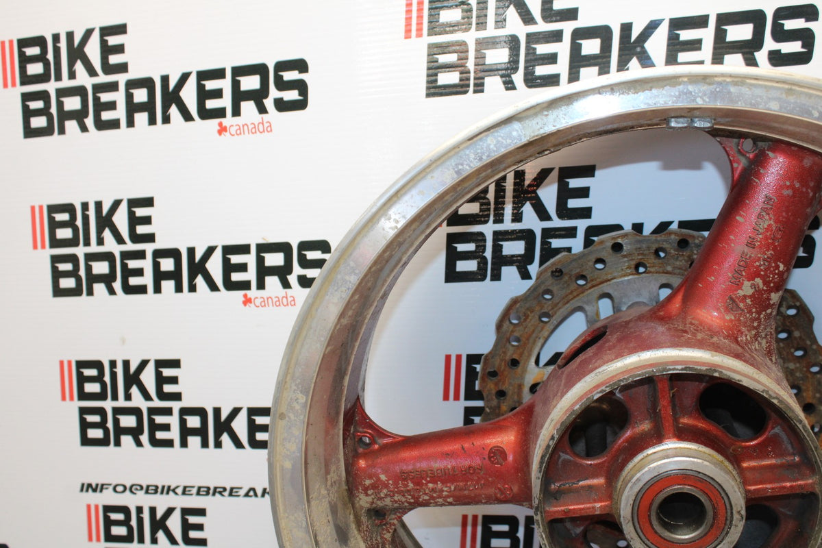 07 KAWASAKI Z1000 REAR WHEEL BACK RIM & ROTOR BB148