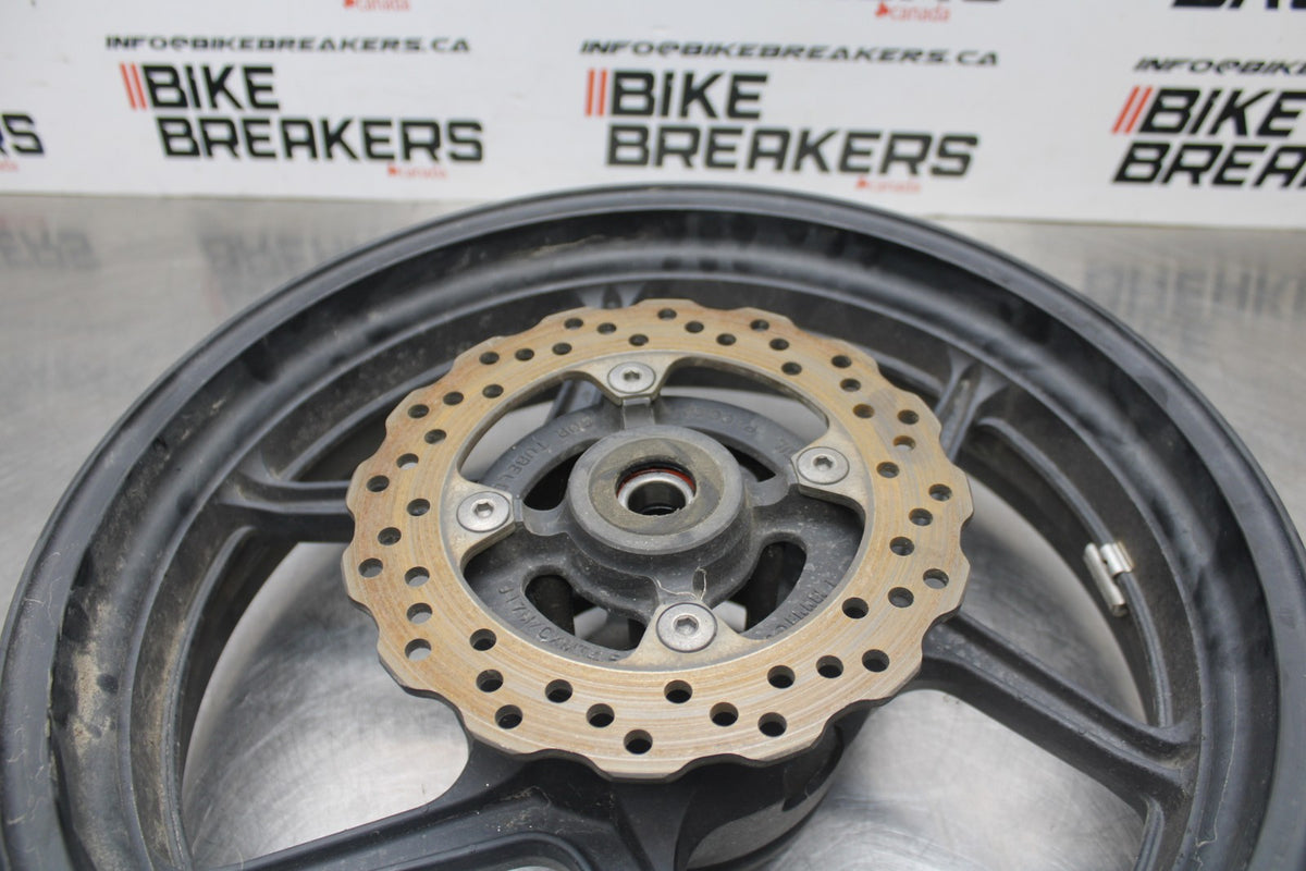 07 KAWASAKI NINJA 650 EX650 REAR WHEEL BACK RIM & ROTOR BB844
