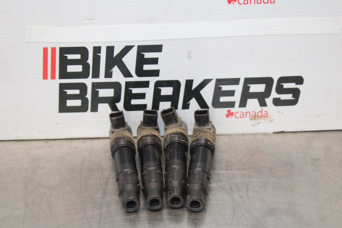 09 KAWASAKI CONCOURS 14 ZG1400B IGNITION COILS COIL SPARK PLUG CAPS BB875