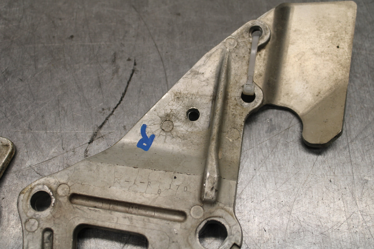 91-92 SUZUKI GSXR750 M  LEFT RIGHT REARSET DRIVER PEG BRACKETS MOUNTS BB125
