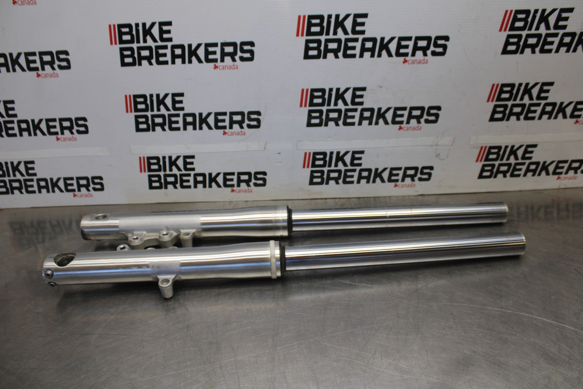 08 KAWASAKI VULCAN 1600 VN1600D NOMAD FRONT FORKS SHOCK SUSPENSION PAIR BB904
