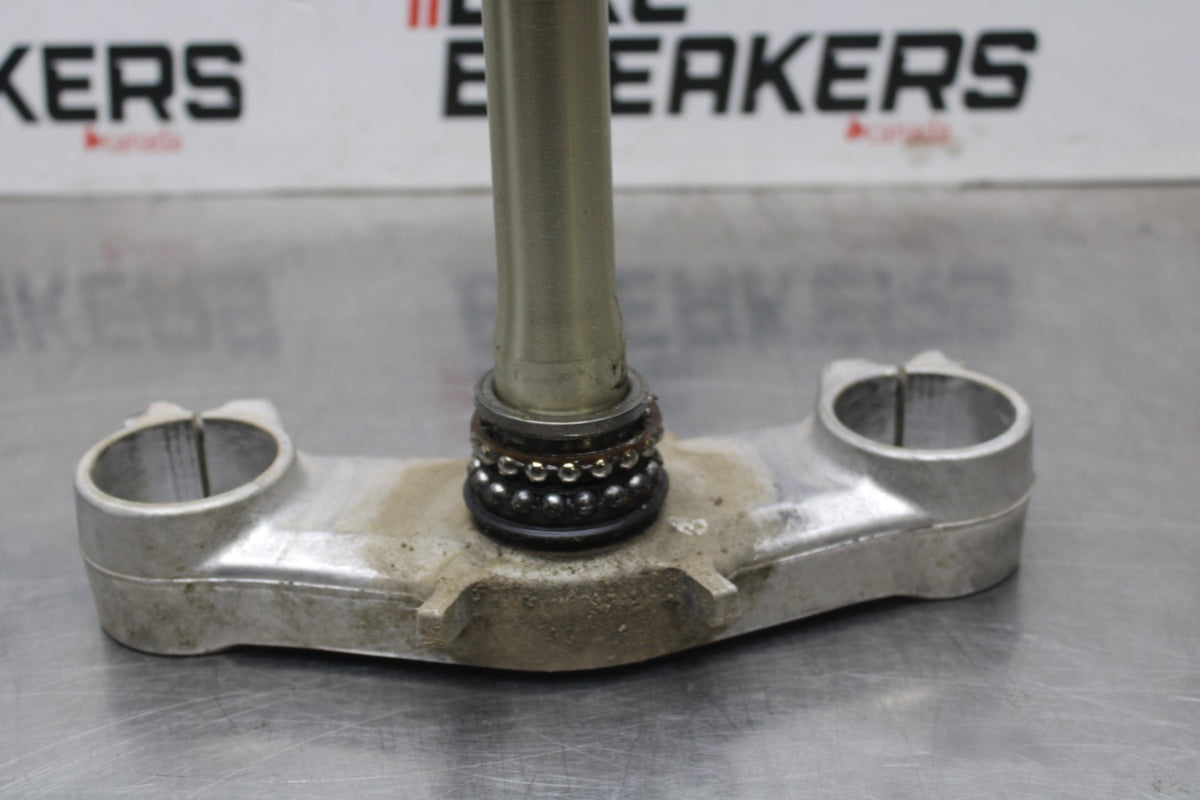 05-06 KAWASAKI NINJA ZX6R FRONT FORKS CLAMP LOWER TRIPLE TREE STEM BB877
