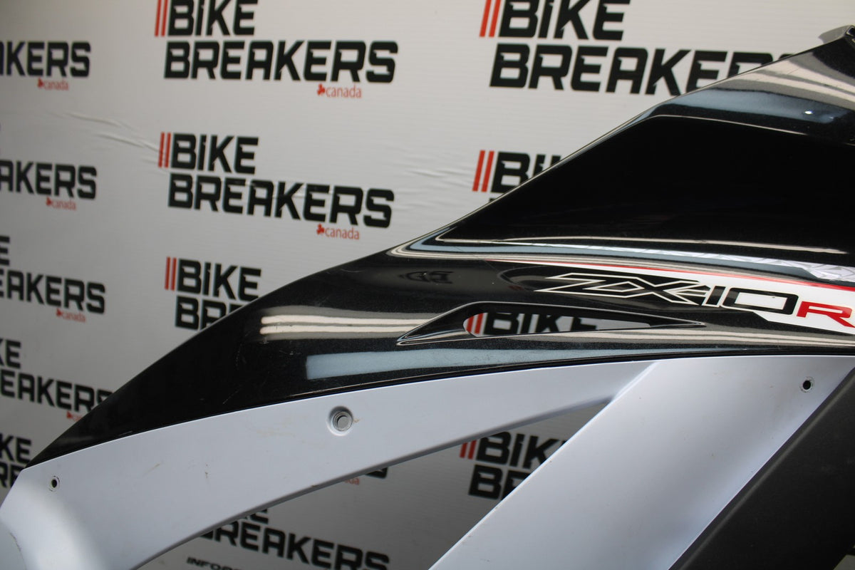 11-15 KAWASAKI NINJA ZX10R RIGHT LOWER MID UPPER SIDE FAIRING COWL  BB840