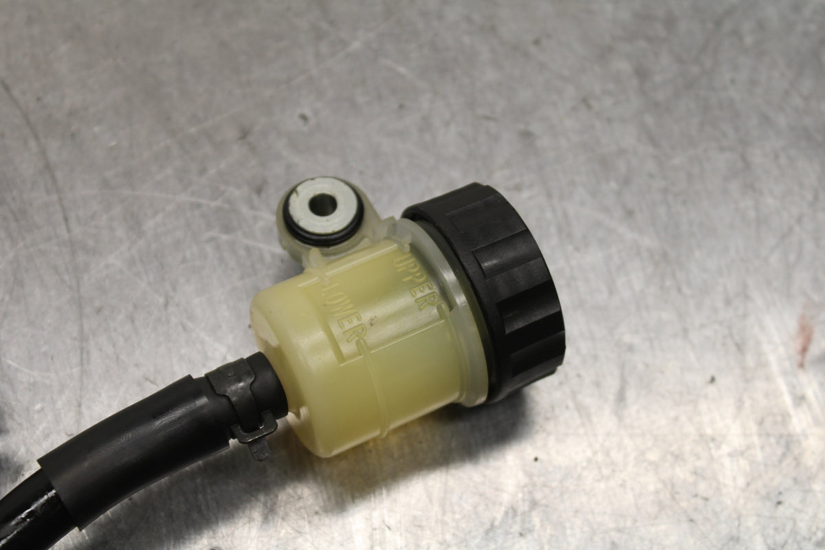 08-16 YAMAHA YZF R6 REAR BACK BRAKE MASTER CYLINDER W RESERVOIR BB131