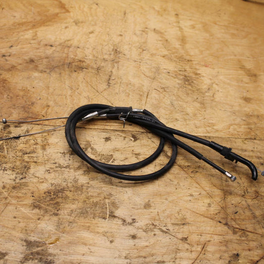 18-22 KAWASAKI NINJA 400 EX400 ABS THROTTLE CABLES LINES BB334