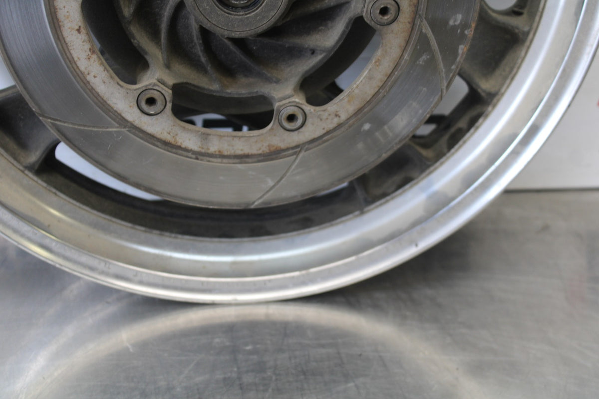 84 HONDA INTERCEPTOR 1000 VF1000F REAR WHEEL BACK RIM & ROTOR BB878