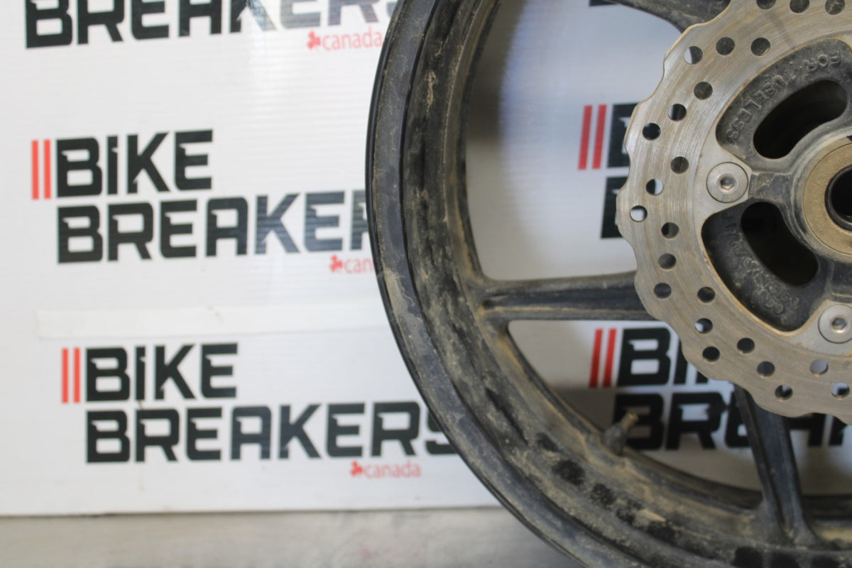 07-08 KAWASAKI NINJA ZX6R REAR WHEEL BACK RIM & ROTOR BB896