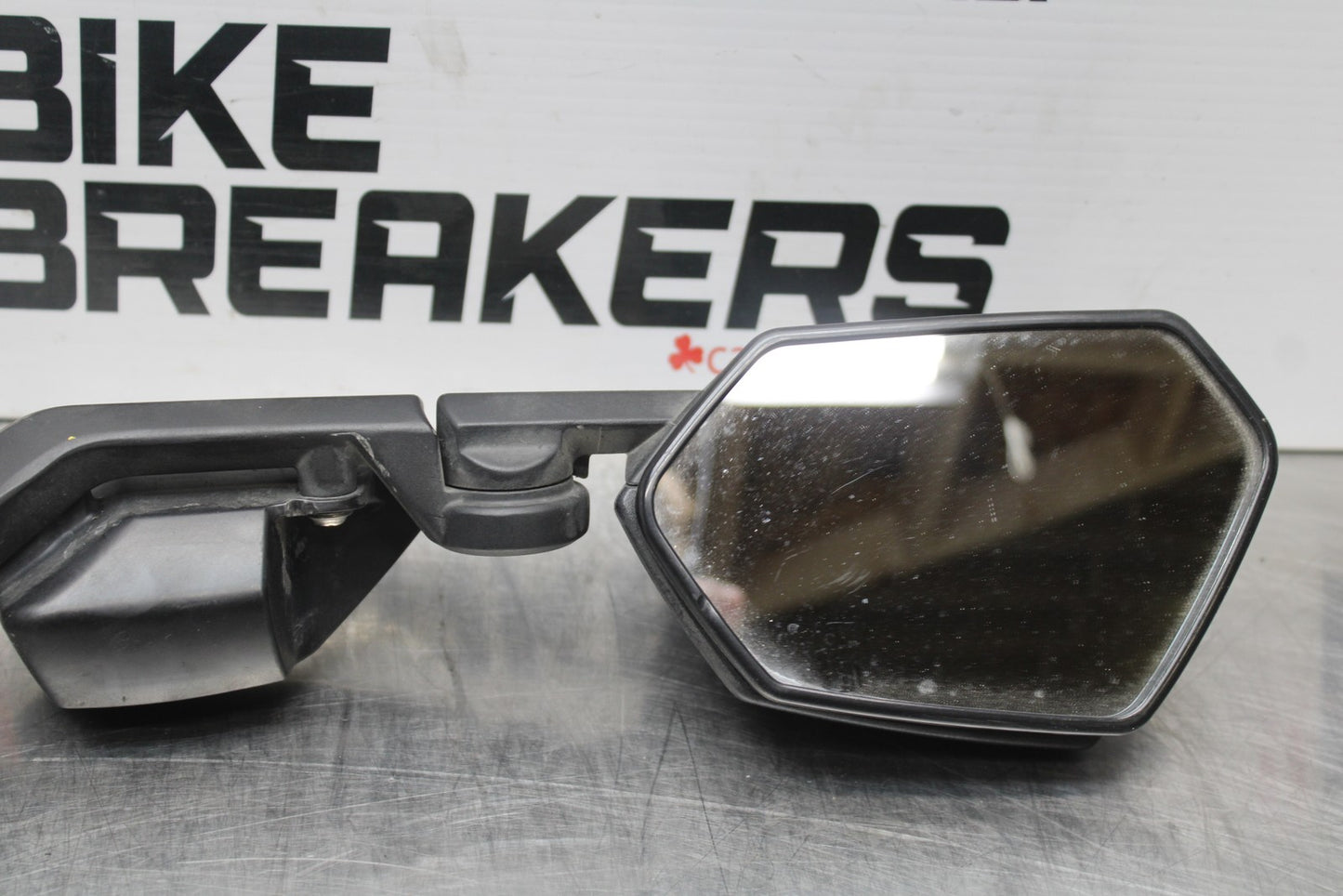 08 KAWASAKI NINJA ZX10R RIGHT SIDE REAR VIEW MIRROR & TURN SIGNAL BB201