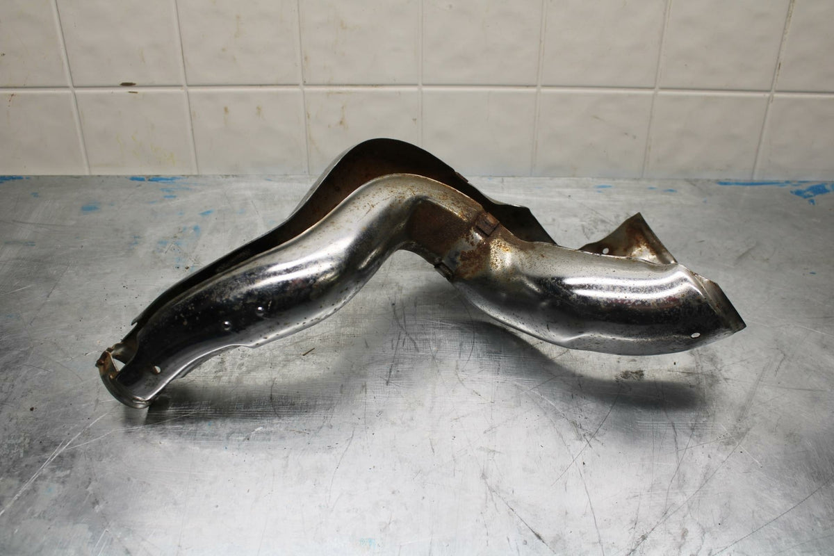 85 YAMAHA RZ500 REAR BACK MUFFLER EXHAUST PIPE COVER HEAT SHIELD GUARD BB27