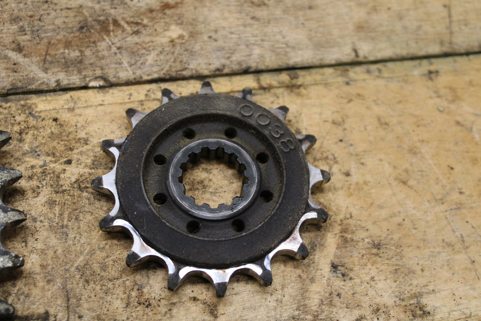 13-18 KAWASAKI NINJA ZX6R REAR BACK SPROCKET W FRONT SPROCKET BB342