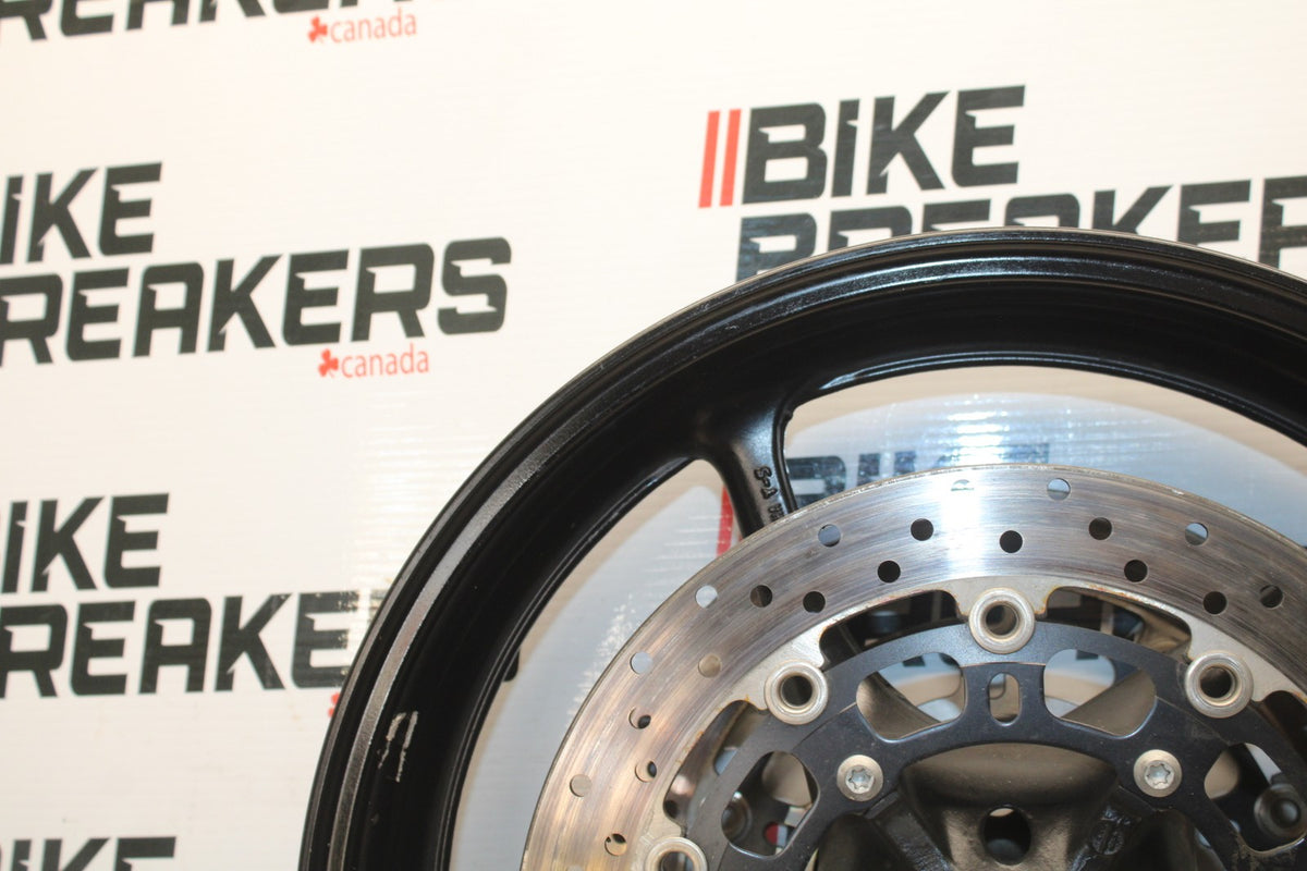 08-16 YAMAHA YZF R6 FRONT WHEEL FRONT RIM & ROTORS BB929