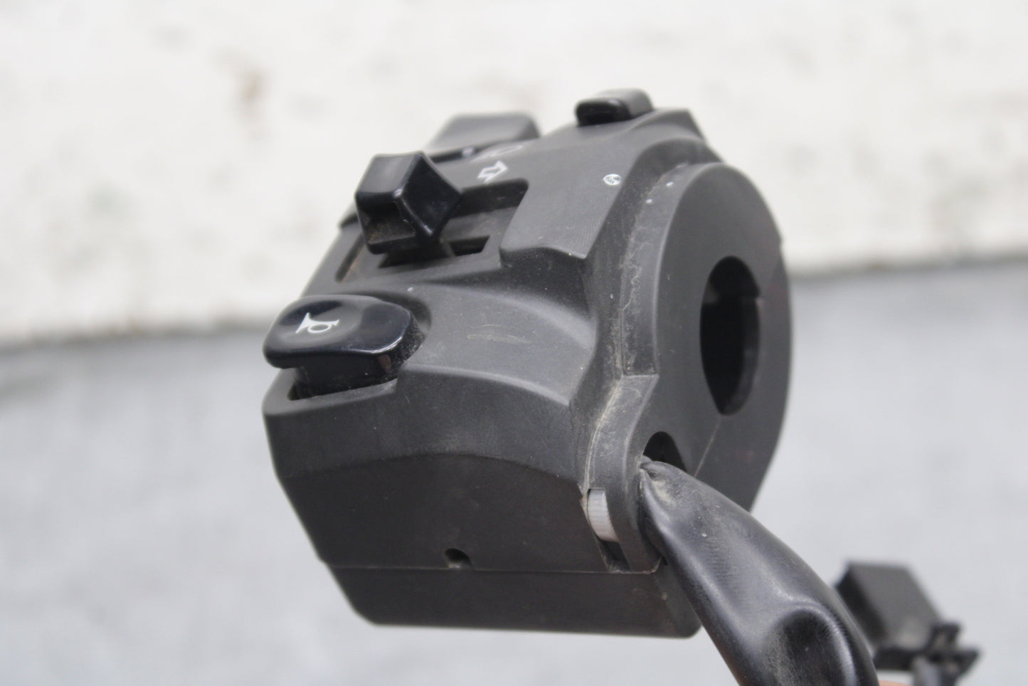 09-12 KAWASAKI NINJA ZX6R LEFT CLIP ON HANDLE HORN SIGNALS SWITCH SWITCHES BB110