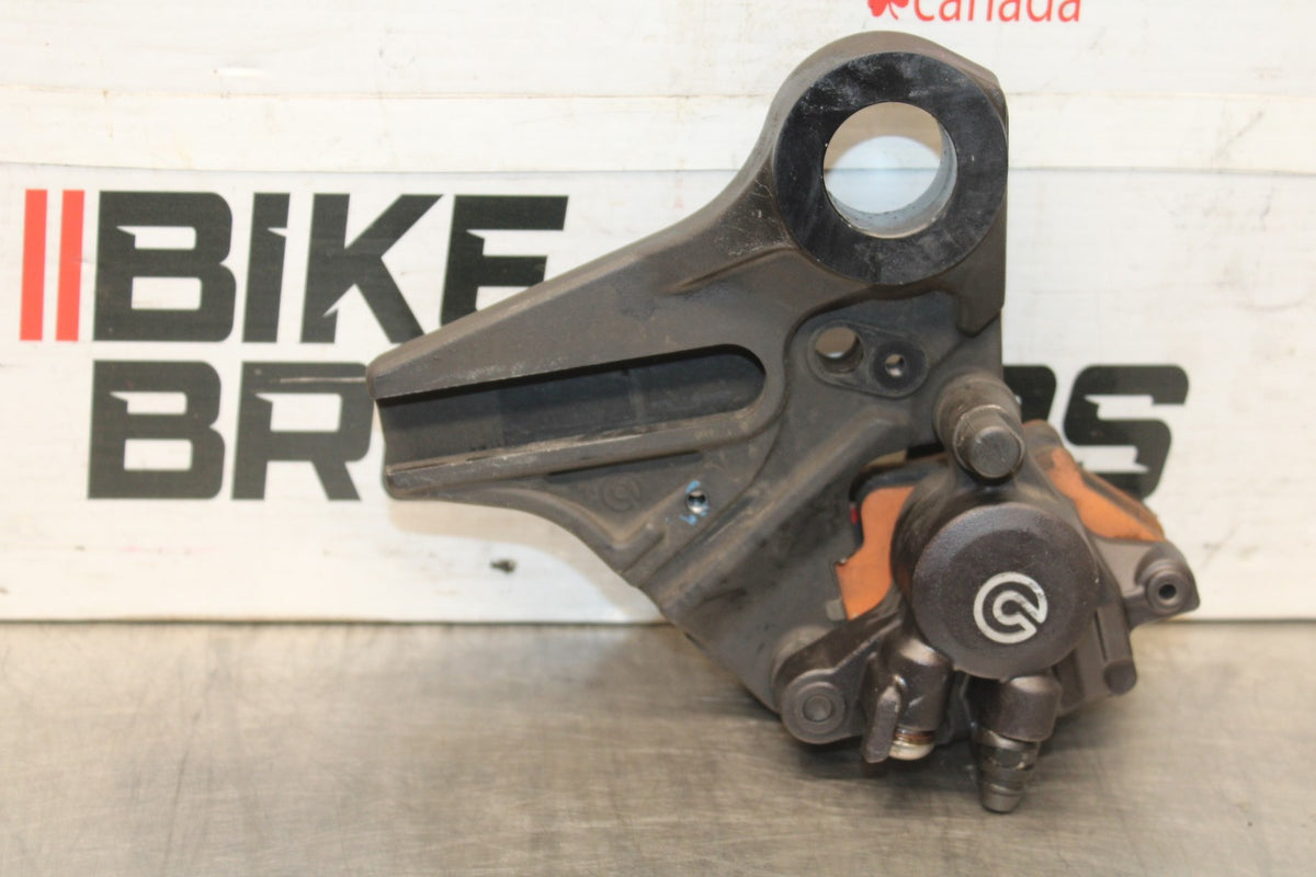 10-11 BMW S1000RR REAR BACK BRAKE CALIPER W MOUNT BRACKET BB941