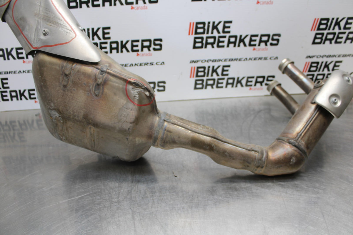 22-25 YAMAHA YZF R7 FULL EXHAUST SYSTEM HEADERS PIPE MUFFLER BB176