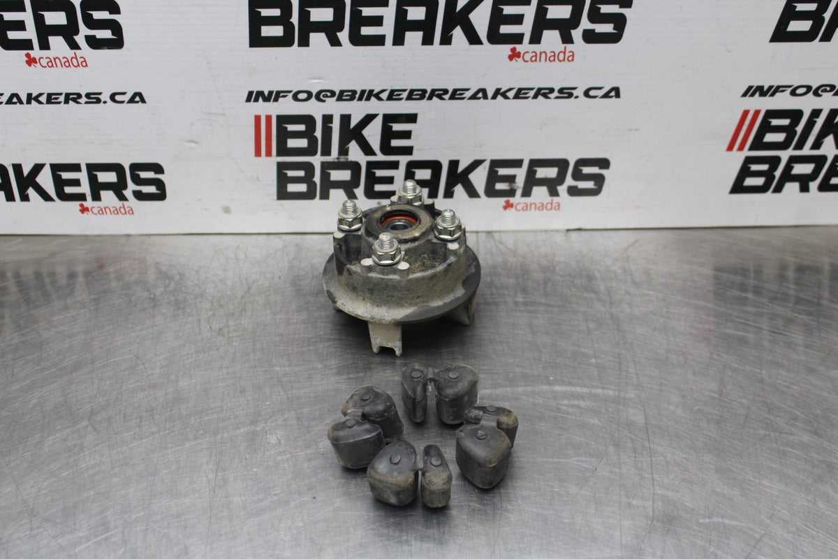 08 HONDA CBR125R REAR HUB & SHOCK DAMPERS CUSH ABSORBERS BB804