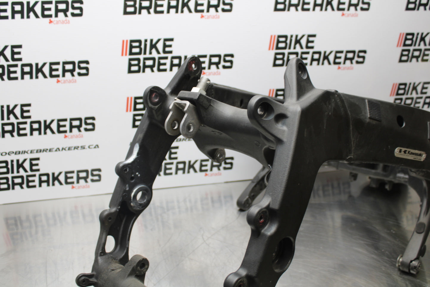 13-18 KAWASAKI NINJA ZX6R RACE OR STUNT FRAME CHASSIS BB143