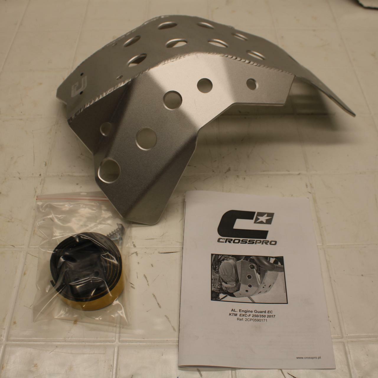 17 KTM 250-350 EXC F CROSSPRO LOWER BOTTOM SKID PLATE GUARD SHIELD