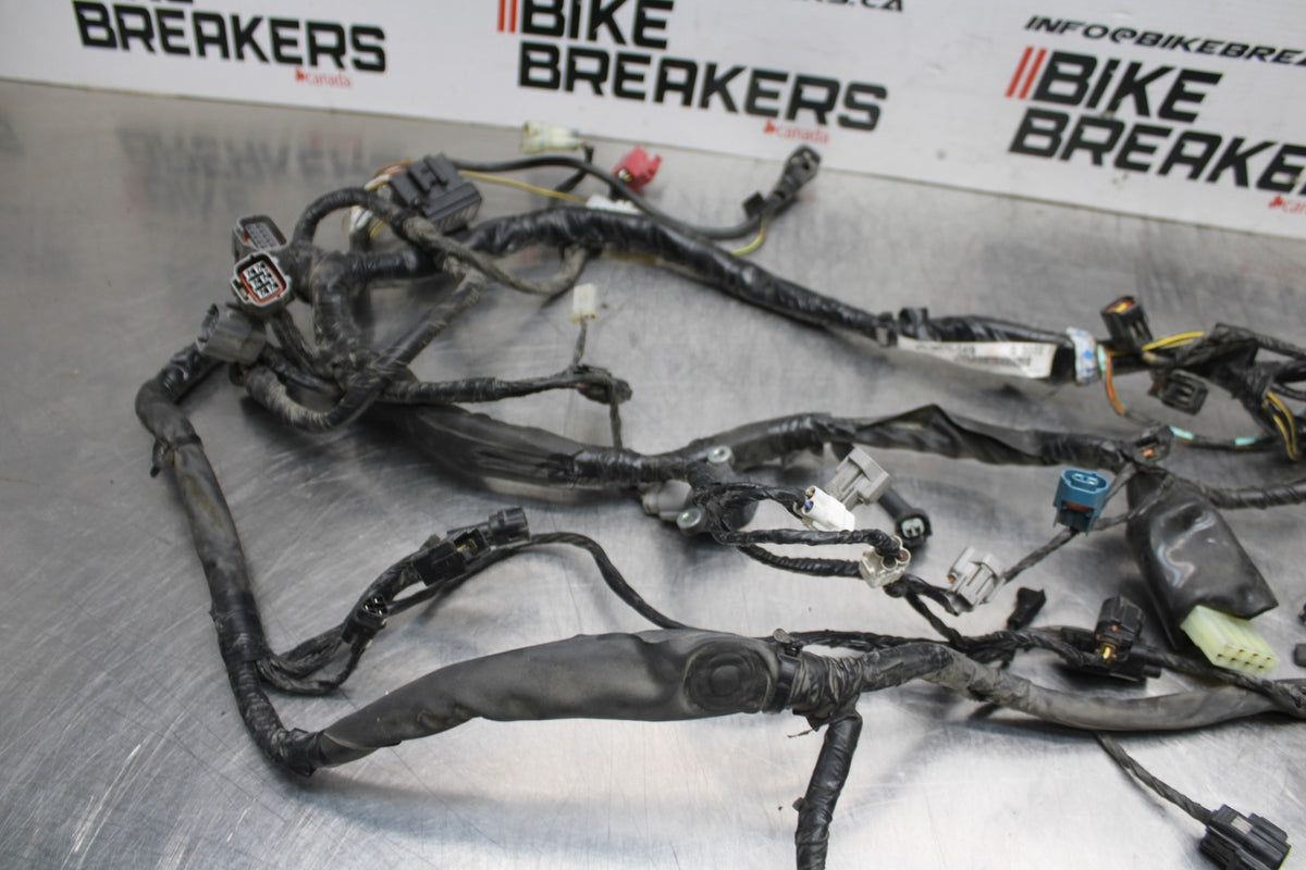08 KAWASAKI NINJA 650 EX650 MAIN ENGINE WIRING HARNESS MOTOR WIRE LOOM BB797