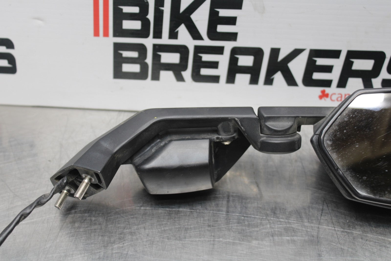 08 KAWASAKI NINJA ZX10R RIGHT SIDE REAR VIEW MIRROR & TURN SIGNAL BB201