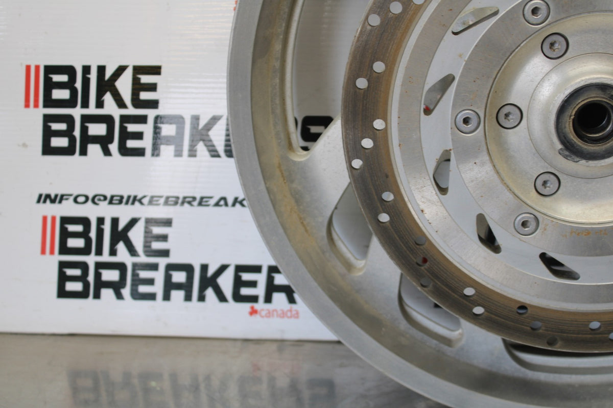 03-08 HONDA VTX1300C FRONT WHEEL FRONT RIM & ROTOR BB868