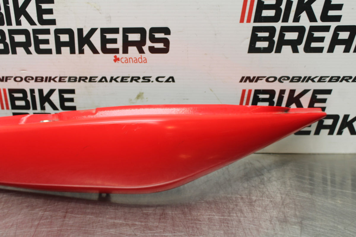 07 KAWASAKI NINJA 650 EX650 RIGHT REAR BACK TAIL FAIRING COWL SHROUD BB844