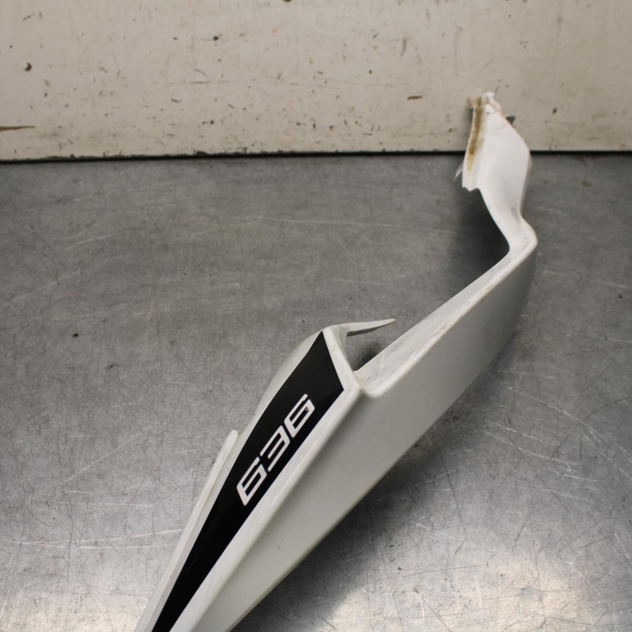 21 KAWASAKI NINJA ZX6R RIGHT REAR BACK TAIL FAIRING COWL SHROUD BB647