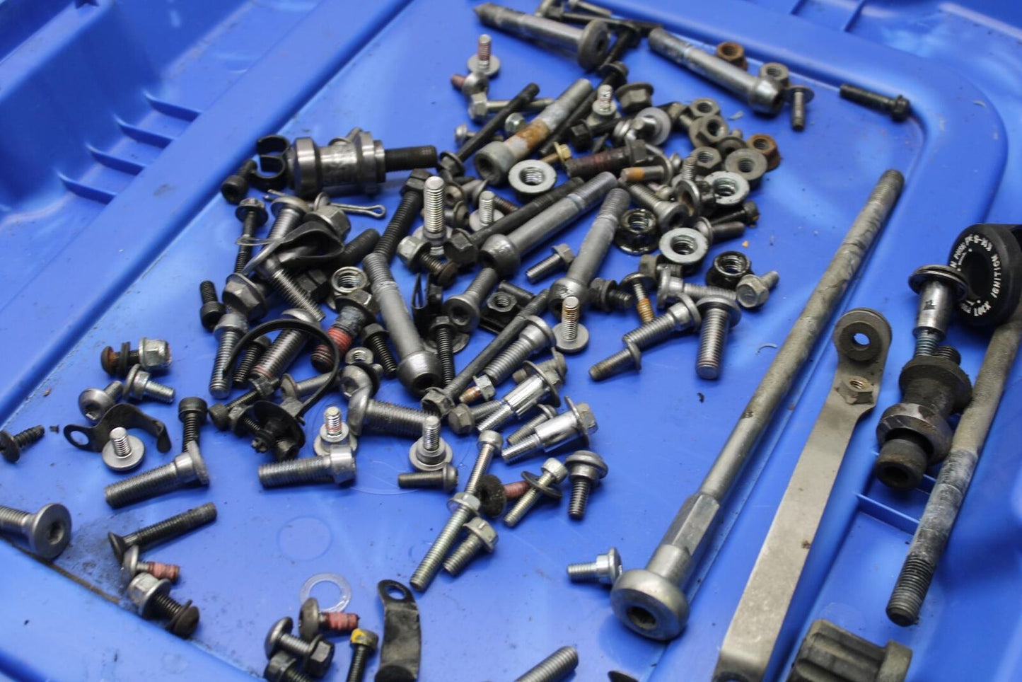 09-12 KAWASAKI NINJA ZX6R MISCELLANEOUS MOUNTING BOLTS HARDWARE MOTOR BB617