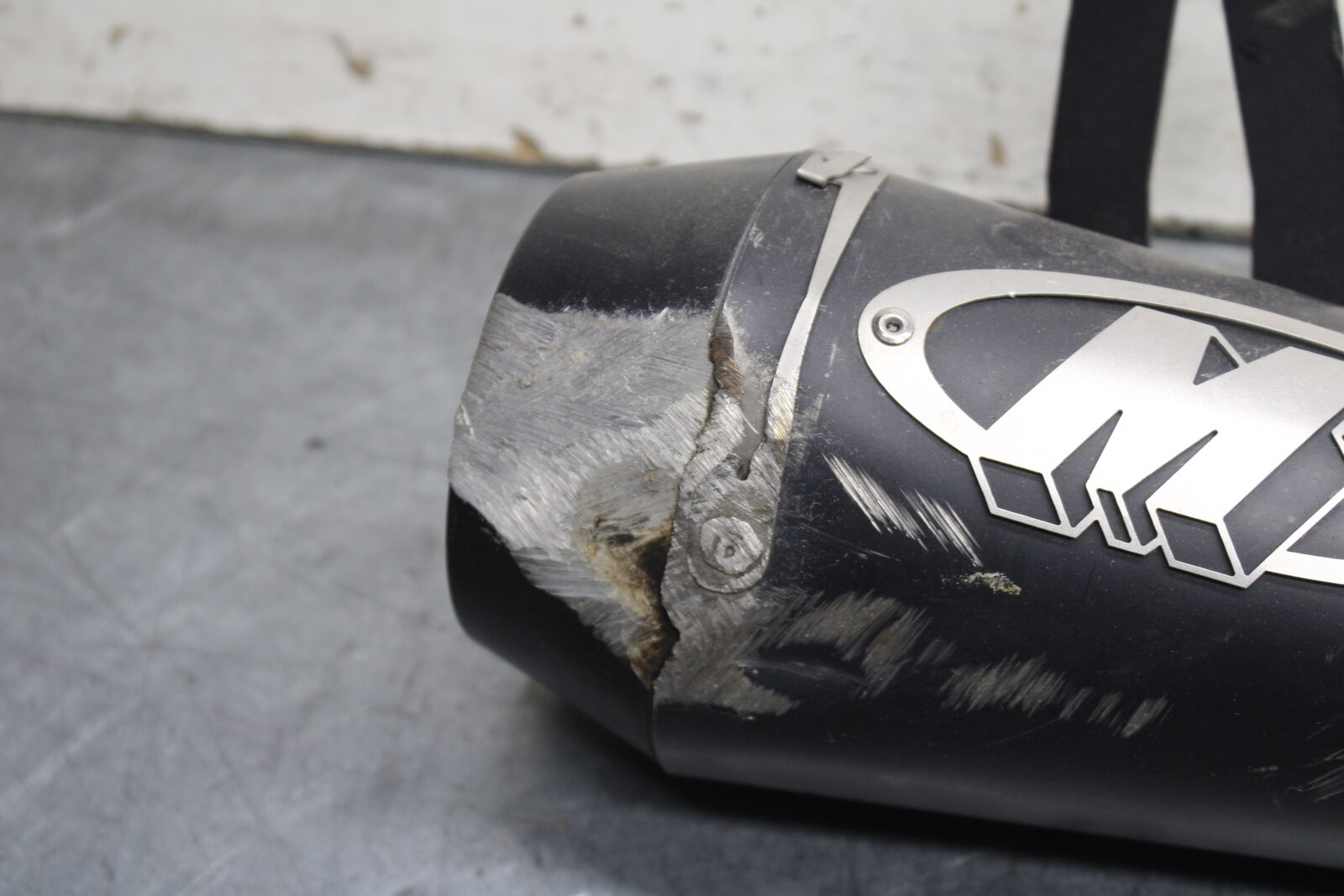 12-13 KAWASAKI Z1000 M4 EXHAUST PIPE MUFFLER SLIP ON CAN SILENCER  BB743