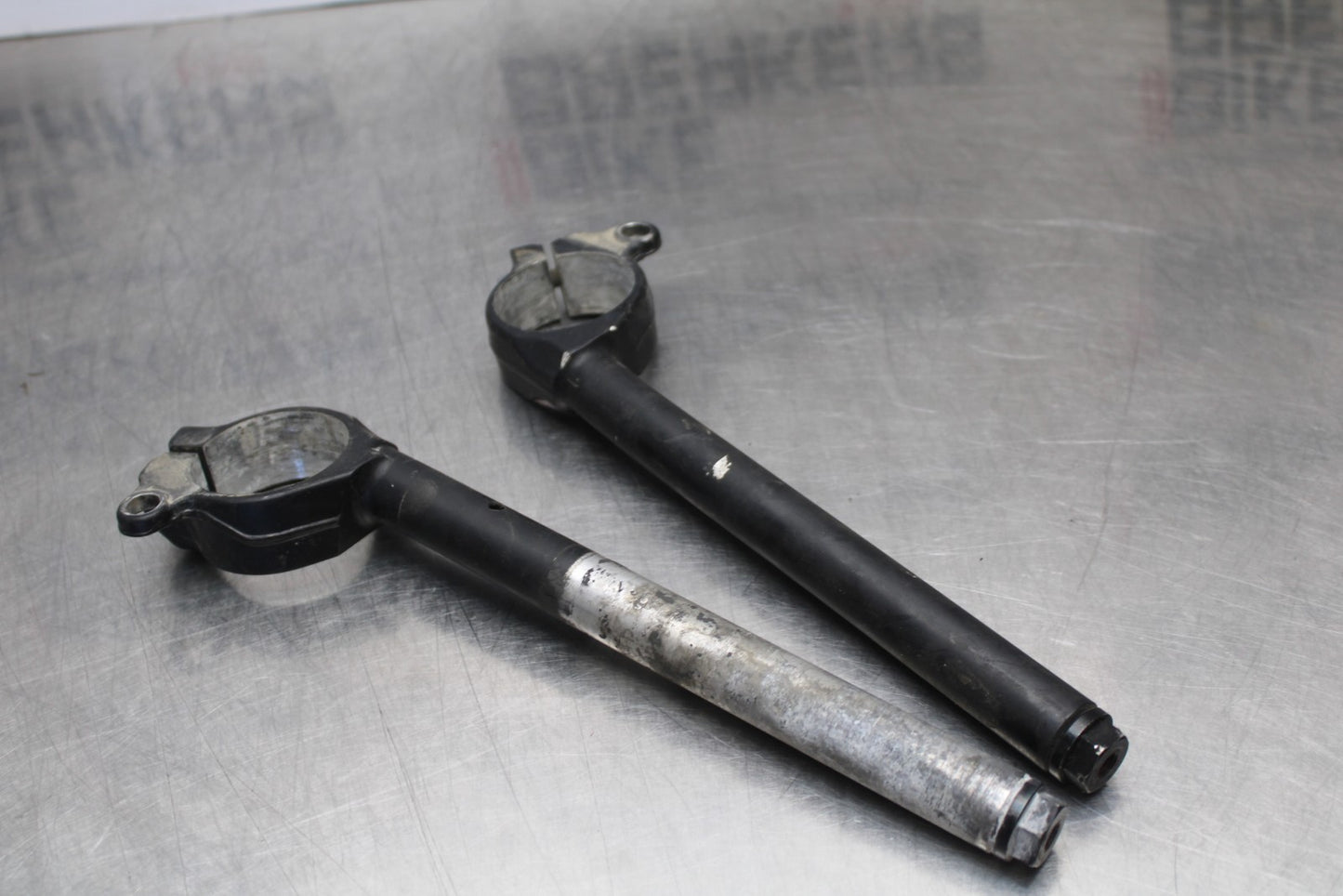 07-08 KAWASAKI NINJA ZX6R LEFT RIGHT CLIP ON ONS HANDLEBARS PAIR SET BB203