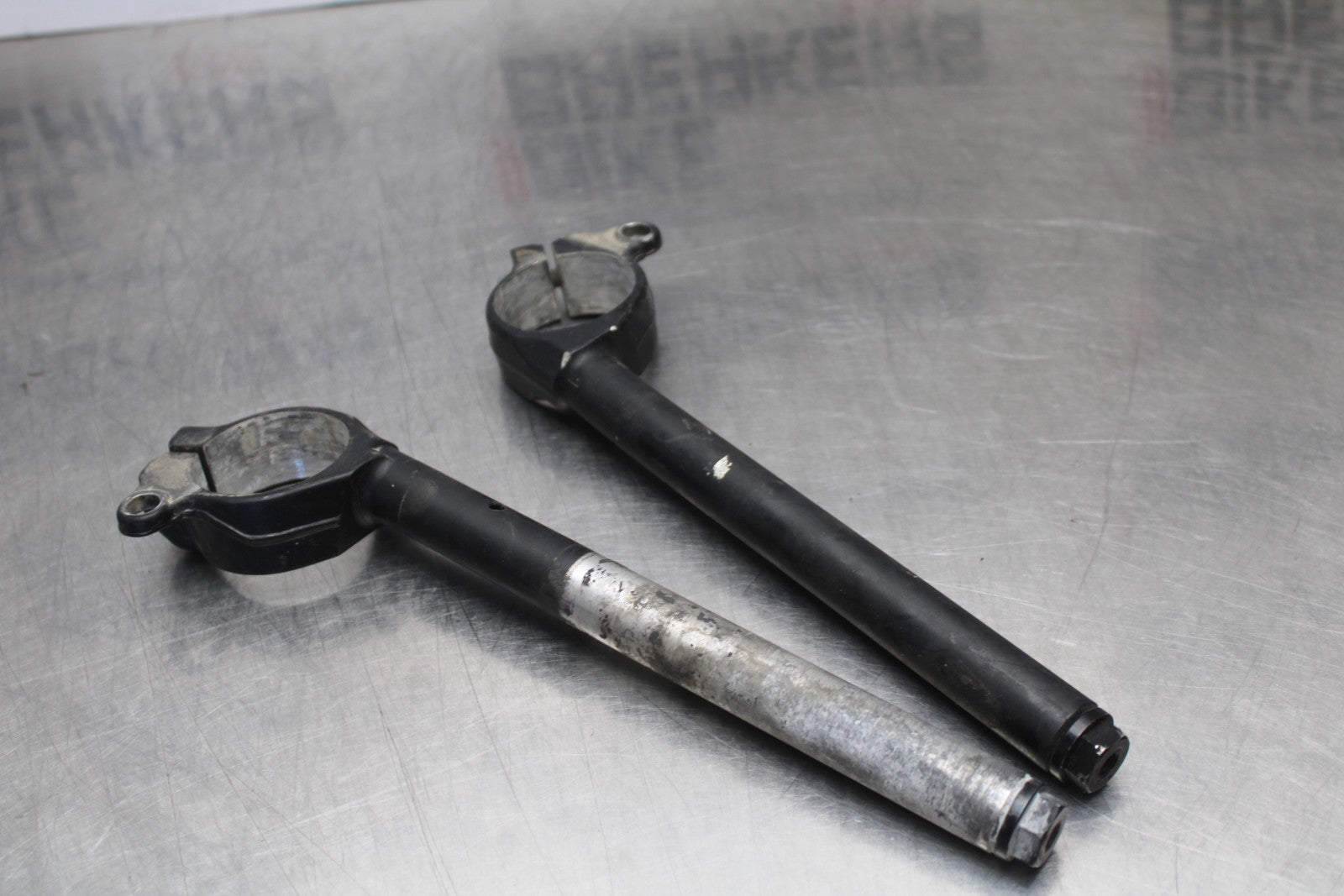 07-08 KAWASAKI NINJA ZX6R LEFT RIGHT CLIP ON ONS HANDLEBARS PAIR SET BB203