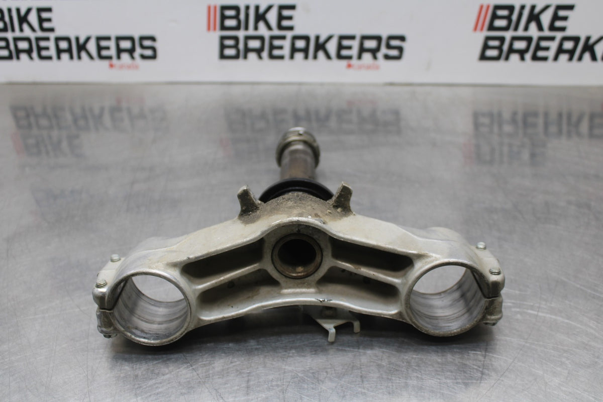 08 KAWASAKI NINJA ZX10R FRONT FORKS CLAMP LOWER TRIPLE TREE STEM BB201
