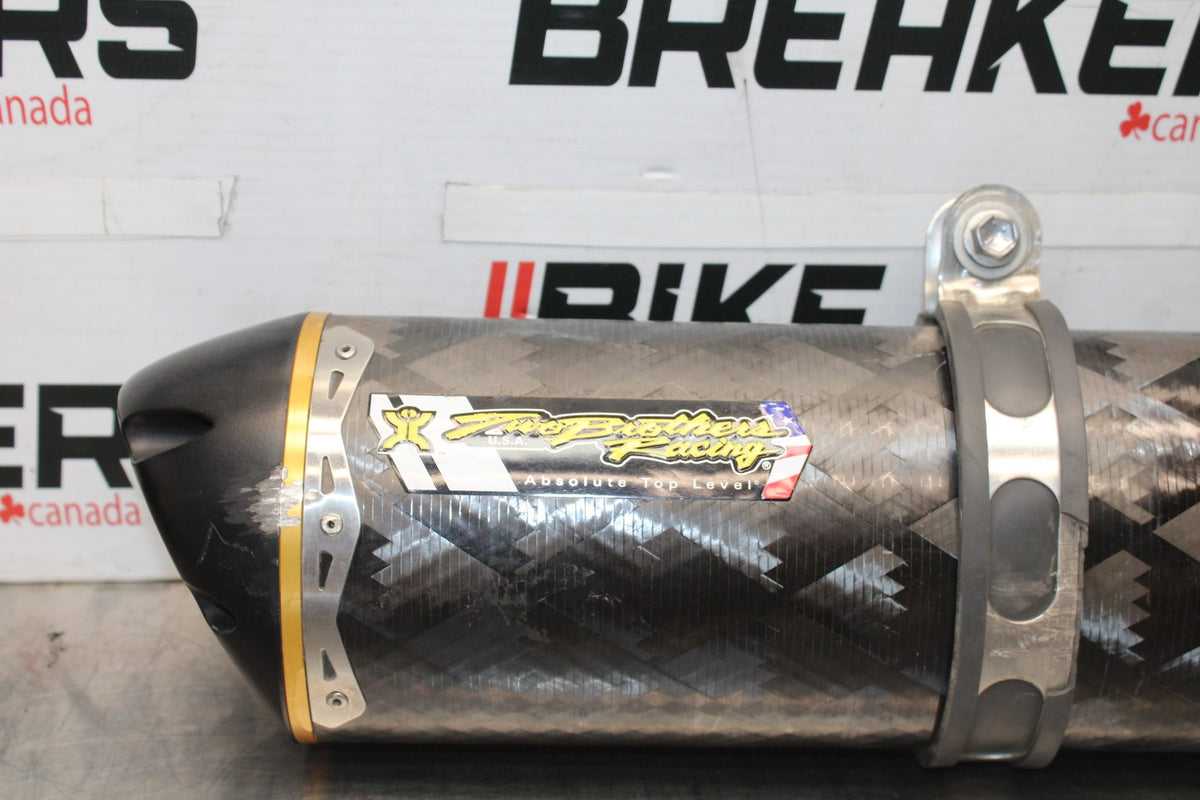 05 SUZUKI GSXR600 TWO BROTHERS EXHAUST PIPE MUFFLER SLIP ON CAN SILENCER BB00