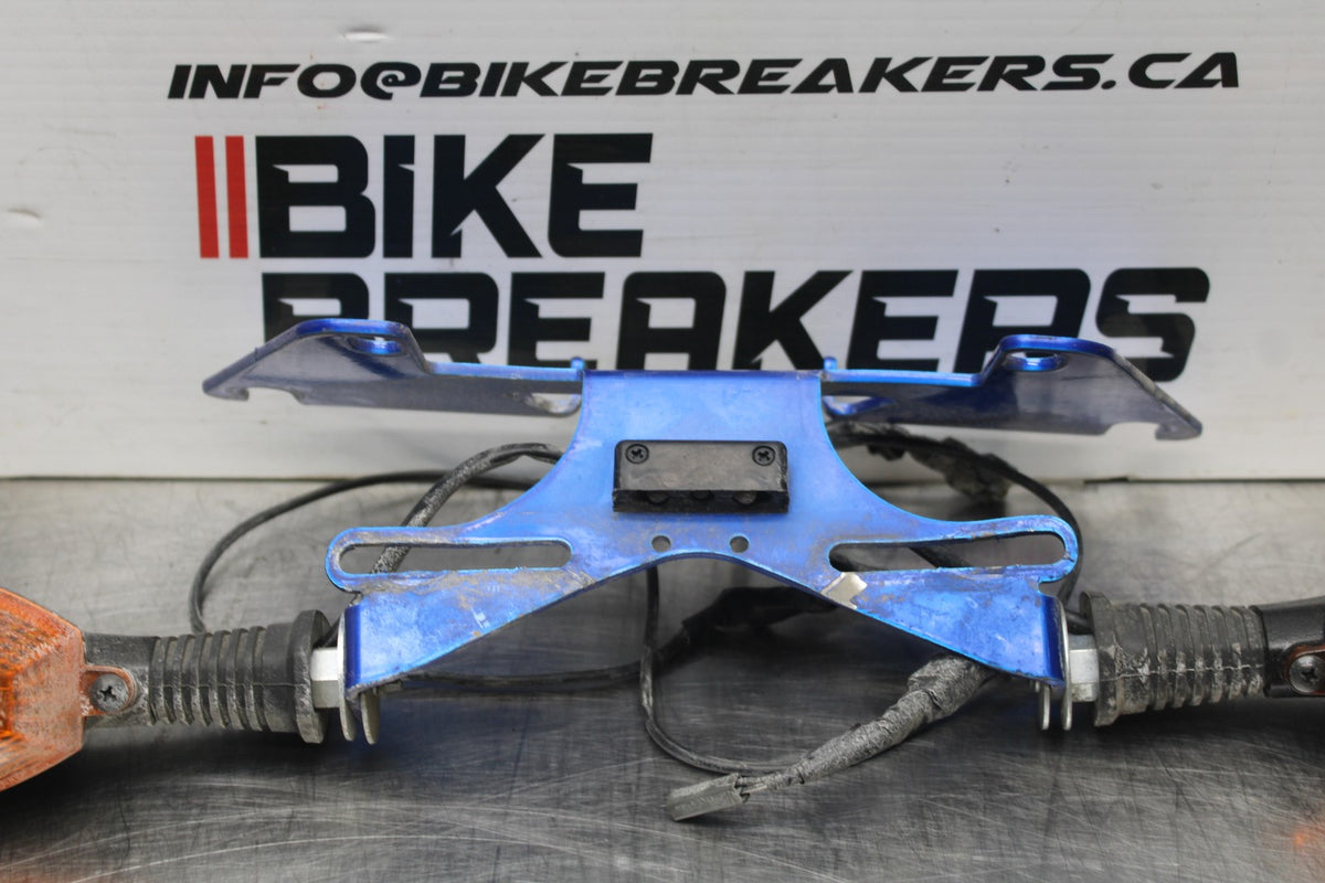 08 SUZUKI SV650 FENDER ELIMINATOR LICENSE PLATE BRACKET & LIGHTS BB846