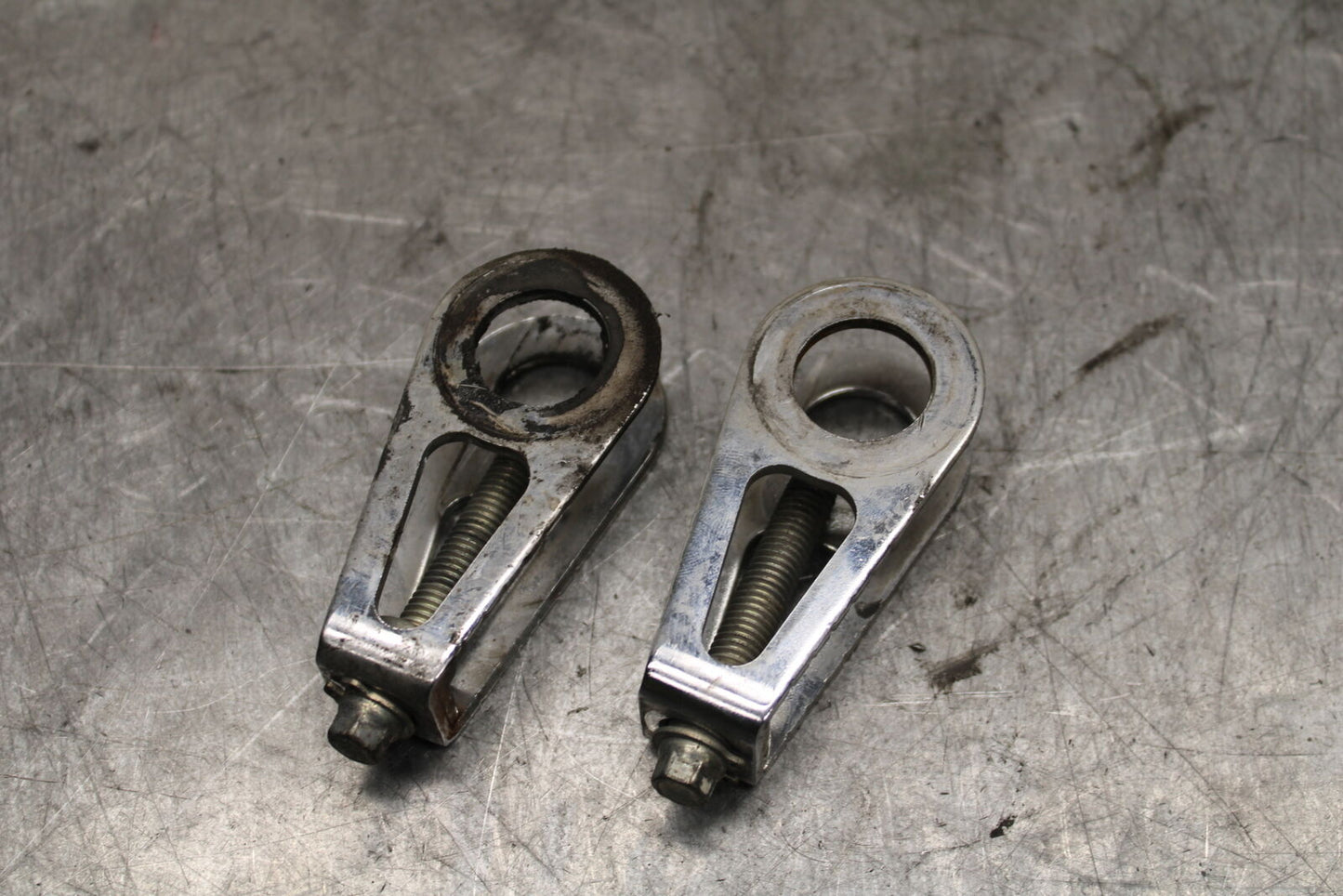 10-13 HONDA SHADOW RS 750 VT750RS SWINGARM CHAIN TENSIONER BRACKETS  BB718