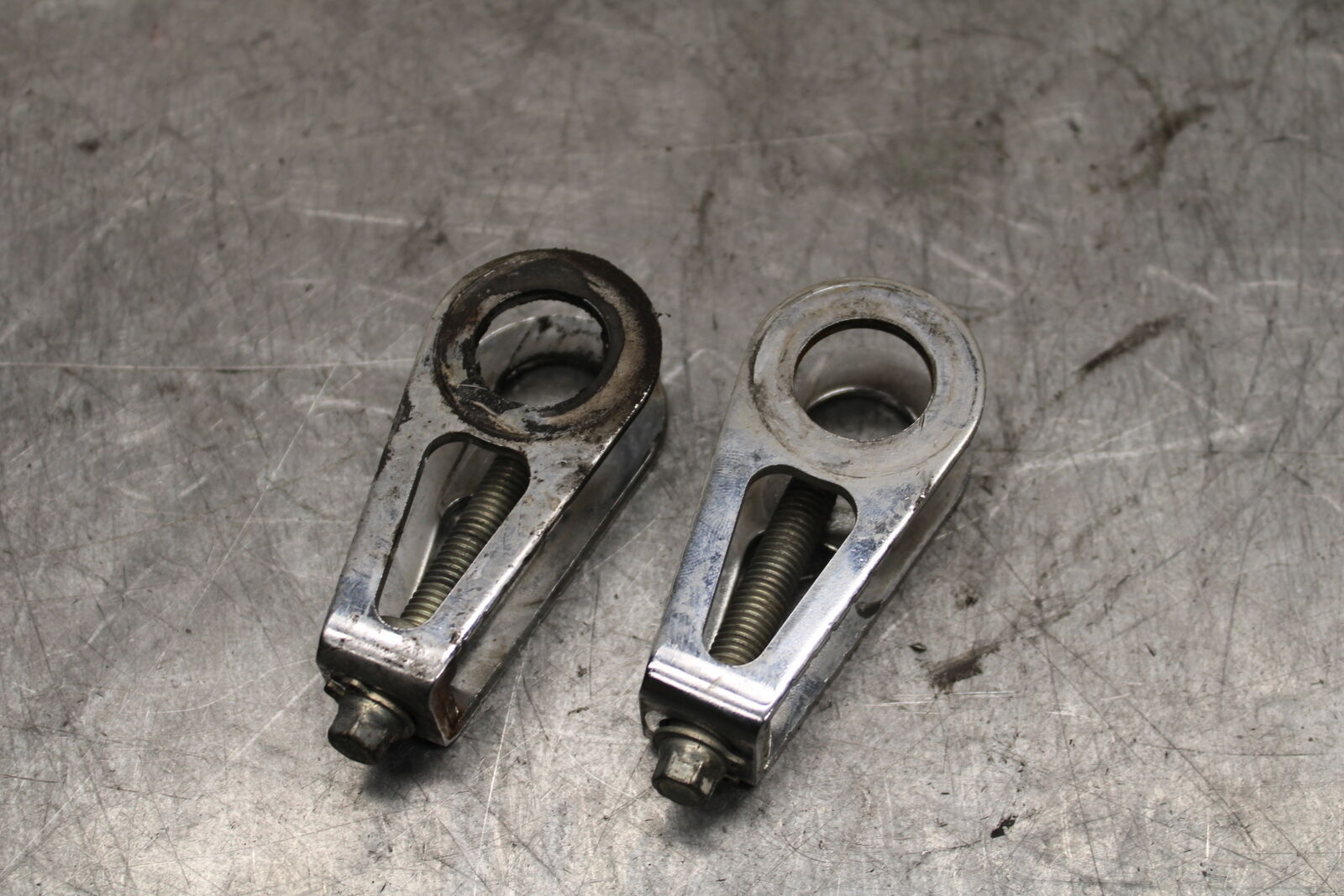10-13 HONDA SHADOW RS 750 VT750RS SWINGARM CHAIN TENSIONER BRACKETS  BB718